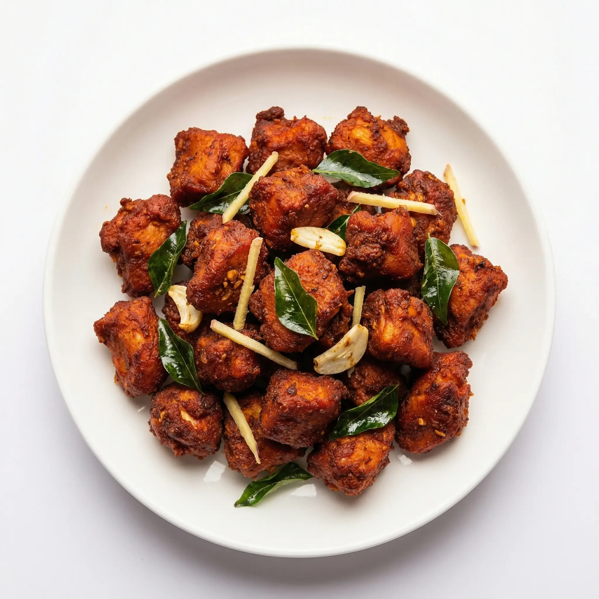 Chicken 65 - Crispy Kerala style chicken appetizer at Olive South Indian Cuisine Calgary