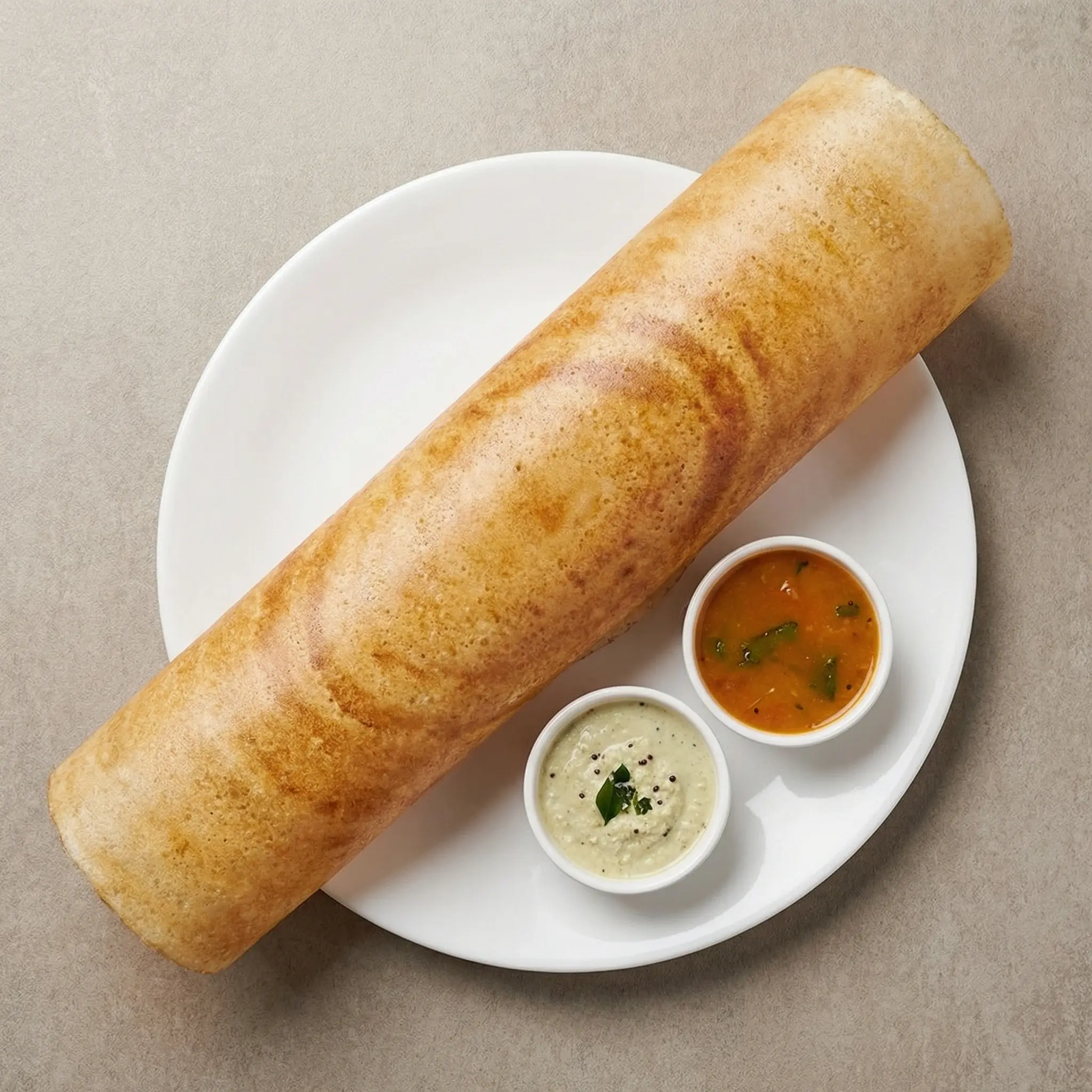 Masala Dosa - crispy South Indian crepe at Olive South Indian Cuisine Calgary